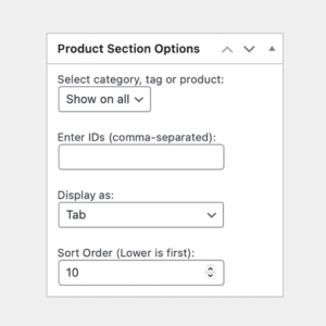 Woo Advanced Custom Tabs