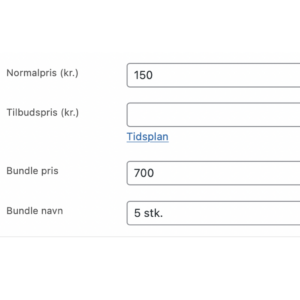 Woo Extra price option