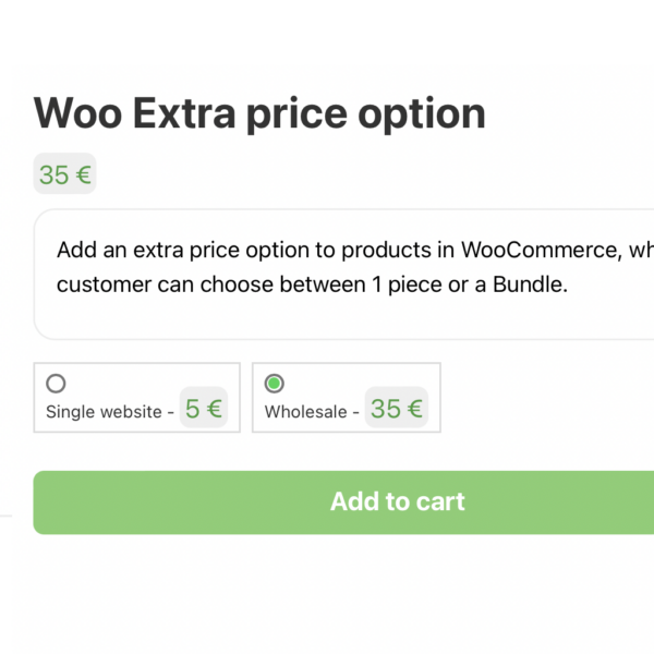 Woo Extra price option - Image 2